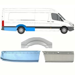 Reparaturblech Kotflügel hinten für Mercedes Sprinter 2006-2018 / Rechts / Satz 8719
