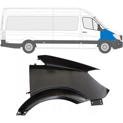 Vorne Kotflügel für Mercedes Sprinter 2013-2018 / Rechts 14946