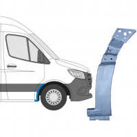 MERCEDES SPRINTER 2018- VORNE RADLAUF REPARATURBLECH / RECHTS