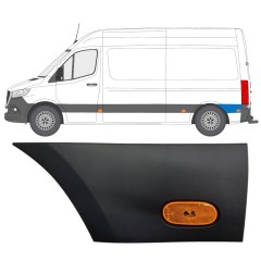 Seitenleiste hinterer Kotflügel mit Lampe für Mercedes Sprinter 2018- / Links / Satz 12967