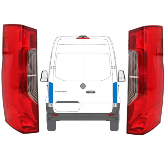 Rückleuchte für Mercedes Sprinter 2018- / Links+Rechts / Satz 12925