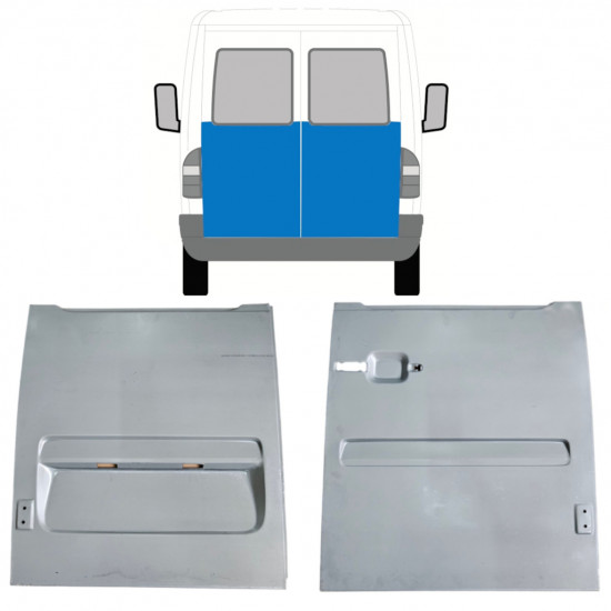 MERCEDES SPRINTER 1995-2006 HINTEN TÜR REPARATURBLECH PANEL / SATZ