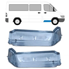 Reparaturblech vorderer Tritt für Mercedes Sprinter 1995-2006 / Links+Rechts / Satz 11902