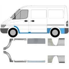 Reparaturblech-Set für Mercedes Sprinter 1995-2006 / Links+Rechts / 6748