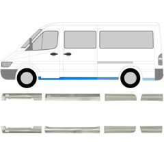 Reparaturblech-Set für Mercedes Sprinter 1995-2006 / Links+Rechts / 6755