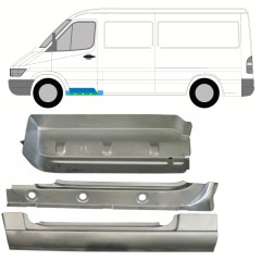 Reparaturblech Innen-Schweller + Kotflügel + vorderer Tritt für Mercedes Sprinter 1995-2006 / Links / Satz 10530