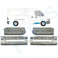 MERCEDES SPRINTER 1995-2006 EINSTIEGSBLECHE + KOTFLÜGEL REPARATURBLECH + INNEN SCHWELLER REPARATURBLECH / SATZ / RECHTS + LINKS