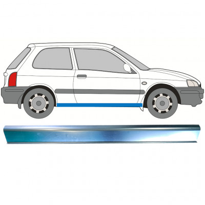 TOYOTA STARLET 1996-1999 SCHWELLER REPARATURBLECH / RECHTS = LINKS