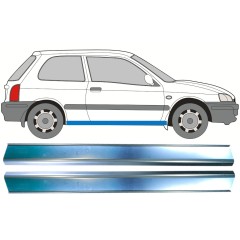 Reparaturblech Schweller für Toyota Starlet 1996-1999 / Links = Rechts (symmetrisch) / Satz 9887