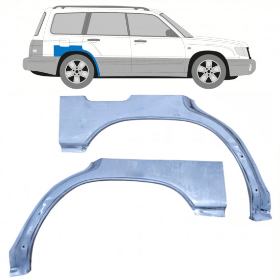 SUBARU FORESTER 1997-2002 RADLAUF REPARATURBLECH / SATZ