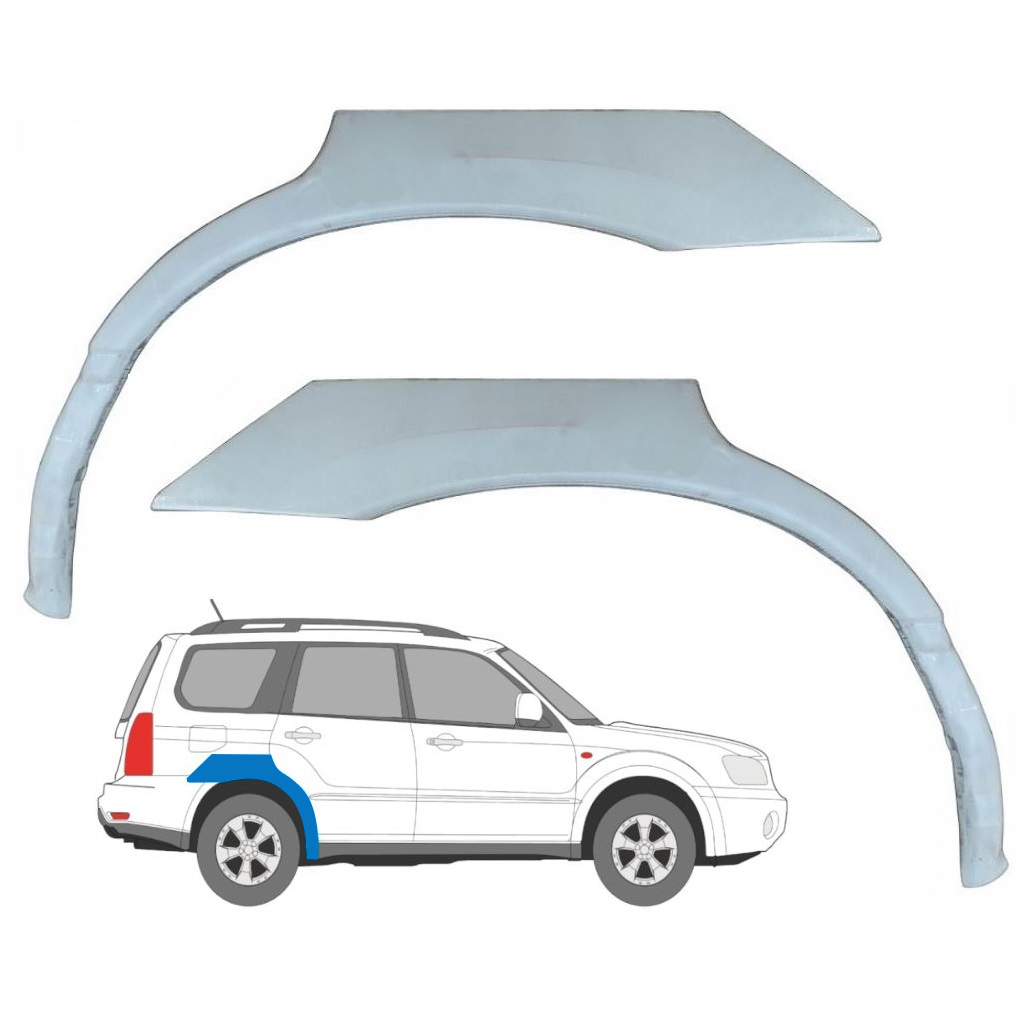 Subaru Forester Sg Radlauf Reparaturblech Satz Easyparts