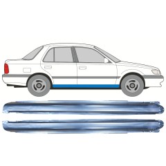 Reparaturblech Schweller für Nissan Sunny N14 1991-1994 / Links+Rechts / Satz 11057