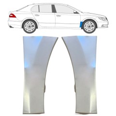 Reparaturblech Kotflügel vorne für Skoda Superb 2008-2015 / Links+Rechts / Satz 16085
