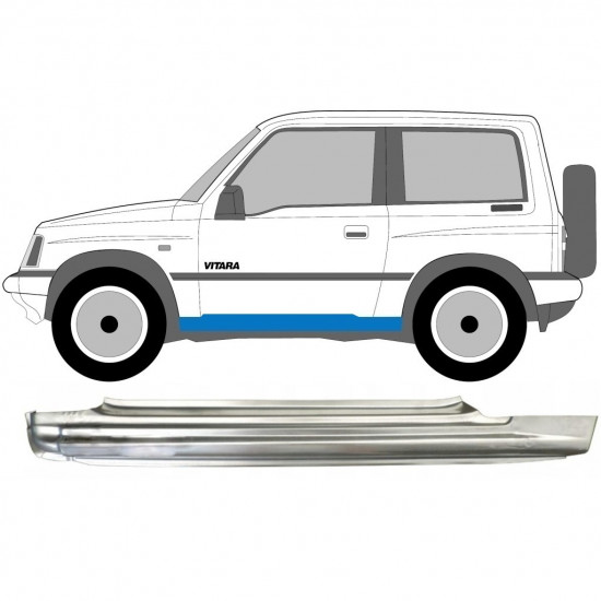 SUZUKI VITARA 1988-1998 SCHWELLER REPARATURBLECH / LINKS