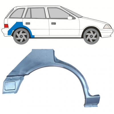 Reparaturblech Kotflügel hinten für Suzuki Swift 1988-2004 / Rechts 12764