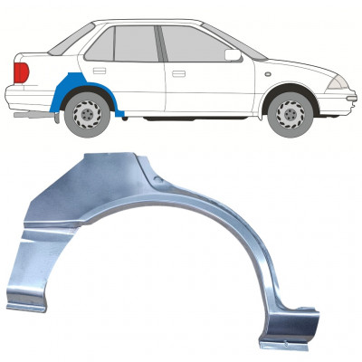 Reparaturblech Kotflügel hinten für Suzuki Swift 1988-2004 / Rechts / SEDAN 12767