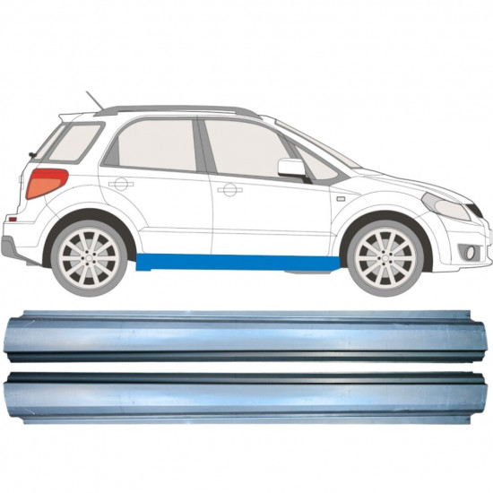 FIAT SEDICI SUZUKI SX4 2006-2014 SCHWELLER REPARATURBLECH / SATZ