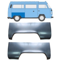 Reparaturblech Kotflügel hinten für Volkswagen Transporter T2 1967-1979 / Links+Rechts / Satz 10506