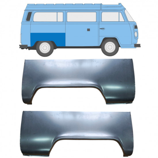 VW T2 1967-1979 HINTEN KOTFLÜGEL REPARATURBLECH / SATZ