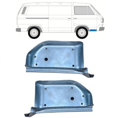 Reparaturblech vorderer Tritt für Volkswagen Transporter T3 1979-1992 / Links+Rechts / Satz 9781