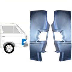 Reparaturblech vordere Ecke für Volkswagen Transporter T3 1979-1992 / Links+Rechts / Satz 9780