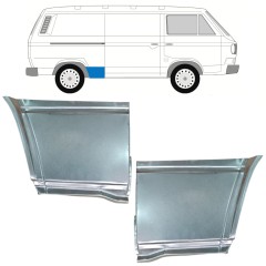 Reparaturblech Kotflügel hinten für Volkswagen Transporter T3 1979-1992 / Links+Rechts / Satz 11088