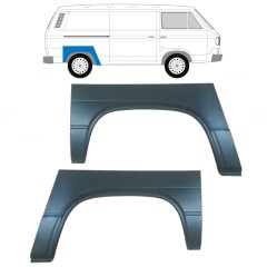 Reparaturblech Kotflügel hinten für Volkswagen Transporter T3 1979-1992 / Links+Rechts / Satz 9779