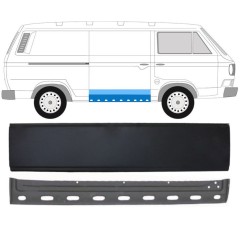 Reparaturblech für Schiebetür, außen unten für Volkswagen Transporter T3 1979-1992 / Rechts / Satz 11637