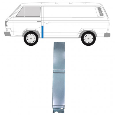 VW T3 1979-1992 VORNE SÄULE REPARATURBLECH / LINKS