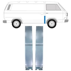 Reparaturblech der Säule für Volkswagen Transporter T3 1979-1992 / Links+Rechts / Satz 11627