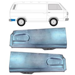 Reparaturblech Kotflügel hinten für Volkswagen Transporter T3 1979-1992 / Links+Rechts / Satz 11633