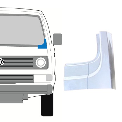 Reparaturblech Windlauf für Volkswagen Transporter T3 1979-1992 / Links 16127