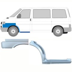 Reparaturblech Schweller + vorderer + hinterer Kotflügel für Volkswagen Transporter T4 1990-1996 / Links / Satz 10040