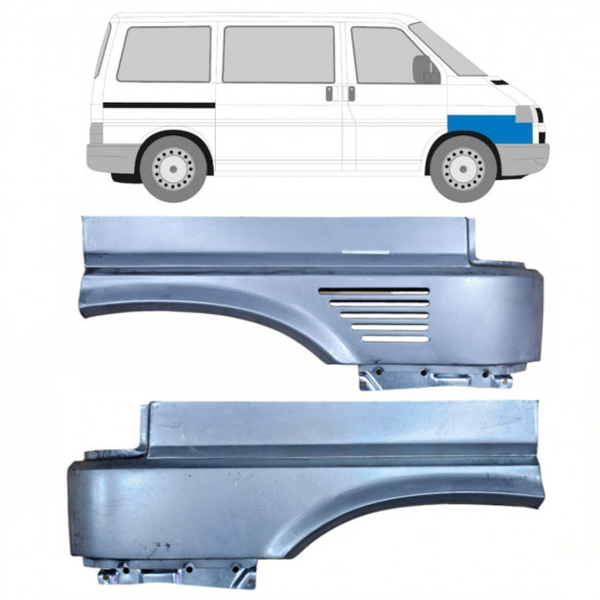 VW T4 1996-2003 VORNE KOTFLÜGEL REPARATURBLECH / SATZ