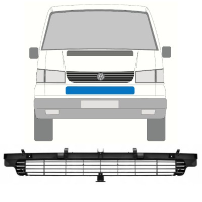Unterer Kühlergrill für Volkswagen Transporter T4 1996-2003 16237
