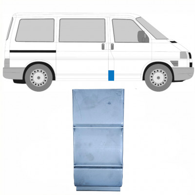 VW T4 1990-2003 MITTELSÄULE REPARATURBLECH / RECHTS = LINKS