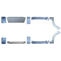Reparaturblech-Set für Volkswagen Transporter T4 1990-2003 / Links+Rechts / 16914