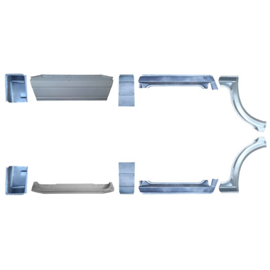 Reparaturblech-Set für Volkswagen Transporter T4 1990-2003 / Links+Rechts / 16914