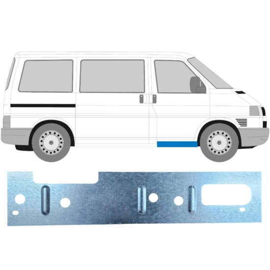 Reparaturblech Innen-Schweller vordere Tür für Volkswagen Transporter T4 1990-2003 / Links = Rechts (symmetrisch) 17274