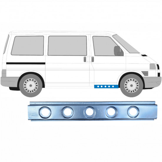 VW T4 1990-2003 INNEN SCHWELLER REPARATURBLECH / RECHTS = LINKS