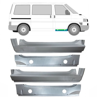 Reparaturblech innen + außen vorderer Schweller für Volkswagen Transporter T4 1990-2003 / Satz 9907