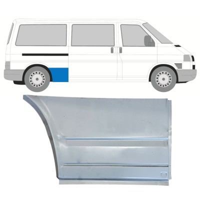 Reparaturblech Kotflügel hinten für Volkswagen Transporter T4 1990-2003 / Rechts 15075