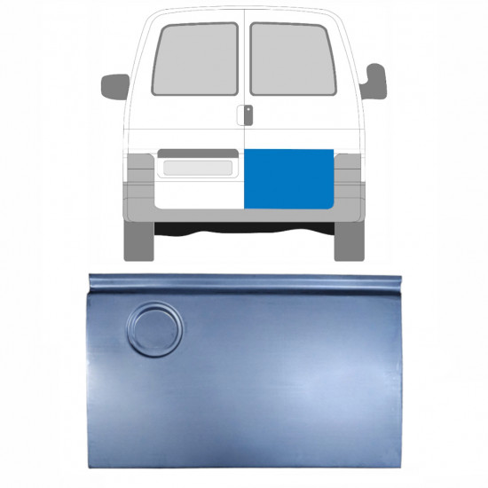 VW T4 1990-2003 HINTEN TÜR ÄUSSERE NÄHEN PANEL / RECHTS