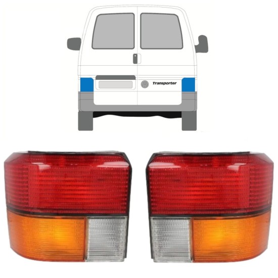 Rückleuchte für Volkswagen Transporter T4 1990-2003 / Links+Rechts / Satz 9769
