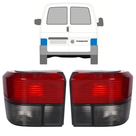 Rückleuchte für Volkswagen Transporter T4 1990-2003 / Links+Rechts / Satz 9770