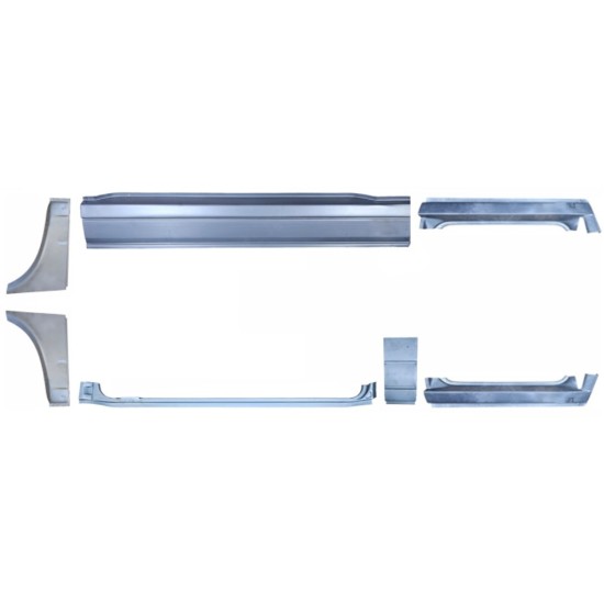 Reparaturblech-Set für Volkswagen Transporter T4 1990-2003 / Links / Rechts / 14700