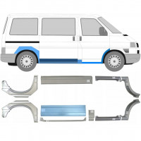 VW T4 1990- KURZ/MITTEL 10x SCHWELLER REPARATURBLECH KOTFLÜGEL / SATZ