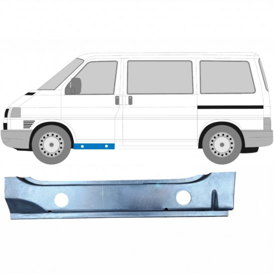VW T4 1990-2003 VORNE TÜR INNEN SCHWELLER REPARATURBLECH / LINKS