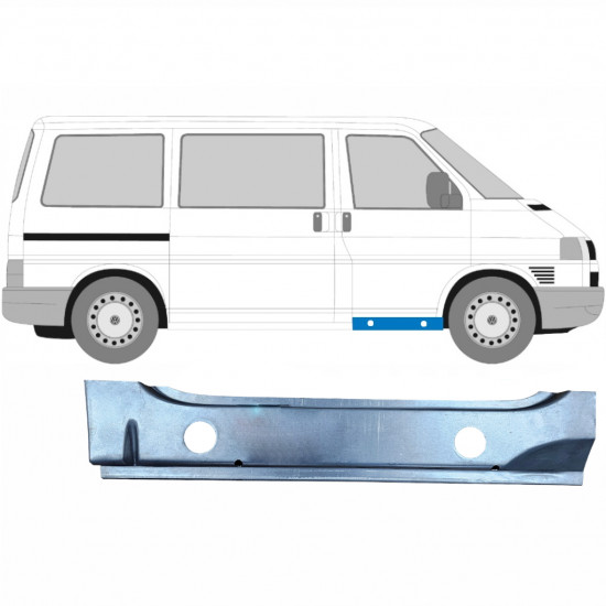 VW T4 1990-2003 VORNE TÜR INNEN SCHWELLER REPARATURBLECH / RECHTS