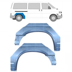 Reparaturblech Kotflügel hinten für Volkswagen Transporter T4 1990-2003 / Links+Rechts / Satz 9445